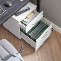 spintos spinteles baltos - Vasagle Rakinama spintelė LCD22WV1, balta (White) - 5 nuotrauka