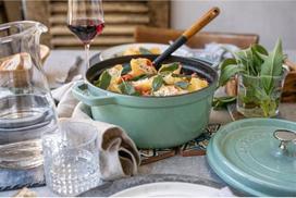 puodas staub - Staub Apvalus ketaus puodas 40508-706-0, 5.2 l, mėtinė (Mint) - 2 nuotrauka