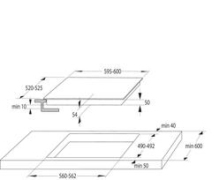 hob induction - Gorenje GI6433BSCWF - 2 nuotrauka