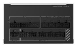 psu 80 plus gold - Montech Century II 1200W, 80 PLUS Gold, Fully modular, ATX 3.1, PCIe 5.1 - 3 nuotrauka