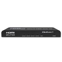 hdmi splitter - Qoltec 51798 Aktyvus HDMI skirstytuvas 4 x HDMI 4K x 2K ,  3,4 Gb/s (Juodas) - 9 nuotrauka