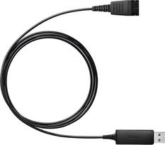 qd usb jabra - Jabra Link 230 Adapter USB to Quick Disconnect Black - 2 nuotrauka