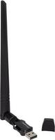 wireless n usb adapter - Lanberg NC-0900-WIE USB Adapter Wireless Network Card USB 2.0 Dual Band AX900 1X Išorinė antena (Black) - 4 nuotrauka
