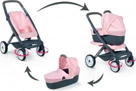 leles - Smoby Maxi Cosi 3in1 Vežimėlis lėlei Rožinis (Pink) - 3 nuotrauka