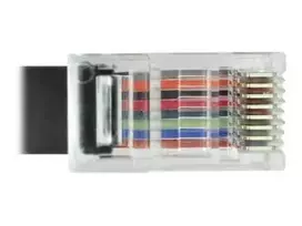 usb type c laidas 2 m - ADAPTER USB-C(M) 2.0->SERIAL RJ45 (RS-232) NA KABLU 200CM Juodas DELOCK - 4 nuotrauka