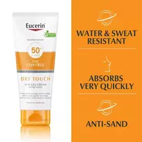 eucerin spf 50 - Eucerin Sun Gel Kreminis Dry Touch SPF50 200ml - 2 nuotrauka