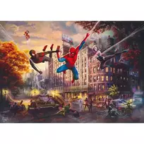spider man - Schmidt Spiele Thomas Kinkade Studios: Marvel Spider-Man and Friends - The Ultimate Alliance, 1000 det. - 2 nuotrauka