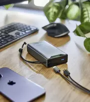 power bank 20000mah - Intenso F20000, 20000mAh, QC3.0, pilkas (grey) - 3 nuotrauka