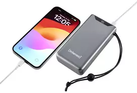 power bank 20000mah - Intenso F20000, 20000mAh, QC3.0, pilkas (grey) - 6 nuotrauka