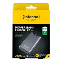 power bank 20000mah - Intenso F20000, 20000mAh, QC3.0, pilkas (grey) - 9 nuotrauka