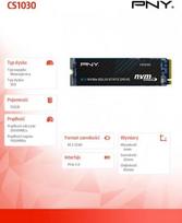 512gb ssd m.2 gen3 - PNY CS1030 512GB M.2 - 2 nuotrauka