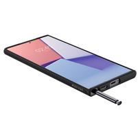 s22 ultra deklai - Spigen "Liquid Air Case Galaxy S22 Ultra" Matte black - 10 nuotrauka