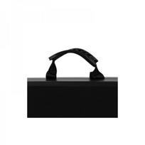 sulankstomi baldai - Lauko baldų komplektas Gardlov 00017966, juodas (Black), 180 cm + 2 suolai - 9 nuotrauka
