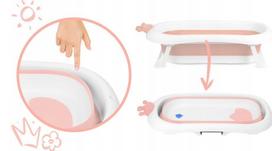 ricokids sulankstoma vonele - Sulankstoma kūdikio vonelė su pagalvėle, Ricokids - 3 nuotrauka