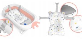 ricokids sulankstoma vonele - Sulankstoma kūdikio vonelė su pagalvėle, Ricokids - 5 nuotrauka