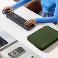 krepsys nesiojamam kompiuteriui 16 - Tech-Protect Defender Laptop Bag 15-16 - Green - 2 nuotrauka