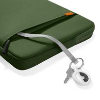 krepsys nesiojamam kompiuteriui 16 - Tech-Protect Defender Laptop Bag 15-16 - Green - 8 nuotrauka