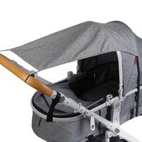 stogeliai nuo saules - Malatec 23975 vežimėlio stogelis nuo saulės, pilkas (Grey) - 3 nuotrauka
