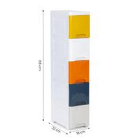 istraukiama lentyna - Lentyna su stalčiais ModernHome, 83x32x18 cm, įvairių spalvų - 2 nuotrauka