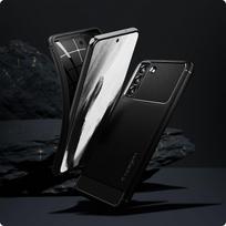samsung s21 fe deklas -  SPIGEN RUGGED ARMOR GALAXY S21 FE MATTE Juodas - 13 nuotrauka