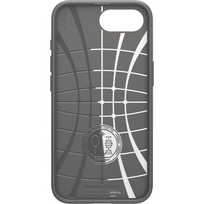 apple air deklas - Spigen Liquid Air Case for iPhone 16e / 17e - Pilkas (Gray) - 4 nuotrauka
