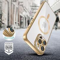 deklas telefonui 16 pro - Tech-Protect "MagFlex Magsafe Case iPhone 16 Pro" Shiny Gold - 3 nuotrauka
