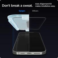iphone 12 apsauginis stiklas - Spigen Glass.Tr Ez Fit 2-Pack iPhone 12 Pro / iPhone 12 - 8 nuotrauka