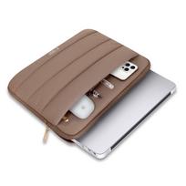 krepsys nesiojamam kompiuteriui 16 - Tech-Protett Fluffy Laptop Bag 15-16 - Brown - 11 nuotrauka