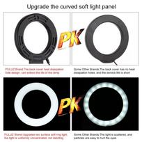 led ring lempa - Ring LED lamp with adjustable base Puluz PU391 - 3 nuotrauka