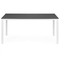 lauko stalai senukai - Lauko stalas MultiGarden, balta sp./pilka sp., 156 cm x 78 cm x 74 cm - 3 nuotrauka