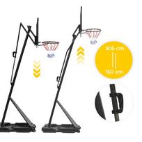 krepsinio stovas - Krepšinio stovas MovePro, 305 cm, Juodas (Black) - 3 nuotrauka