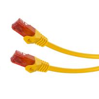 lan patch cord - Maclean MCTV-302 Patch Cord UTP Cat6 2m Yellow - 2 nuotrauka