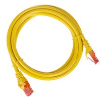 lan patch cord - Maclean MCTV-302 Patch Cord UTP Cat6 2m Yellow - 3 nuotrauka