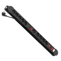 buitinis ilgintuvas 10 lizdu - Maclean MCE10 10 lizdų ilgiklis 1.5 m juodas (Black) - 2 nuotrauka