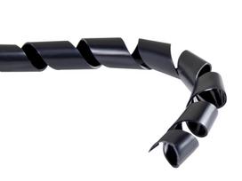 spiralinius laidas - Maclean Cable Shielding 3m Black - 5 nuotrauka
