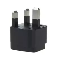 eu esa adapteris - Maclean MCE154 EU Socket for UK Black - 2 nuotrauka