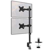 monitoriaus stovas laikiklis dvigubas - Maclean MC-967 Dvigubas vertikalus monitoriaus laikiklis, 13-27", max VESA 100x100, 2x 9 kg - 3 nuotrauka