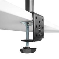 monitoriaus stovas laikiklis dvigubas - Maclean MC-967 Dvigubas vertikalus monitoriaus laikiklis, 13-27", max VESA 100x100, 2x 9 kg - 8 nuotrauka