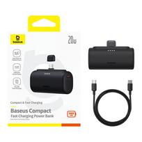 baseus 20w power bank - Baseus Compact P10068306113-00, 5000mAh, 20W, juodas - 3 nuotrauka