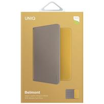 rfid deklas - UNIQ Belmont Passport Case RFID Blocking Pilkai Geltona (Grey/Yellow) - 3 nuotrauka