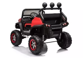 vaikiskas mercedes - Vaikiškas elektrinis visureigis Mercedes Unimog S, raudonas - 3 nuotrauka