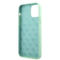 iphone 12 pro max deklai - Guess Metal Logo Script iPhone 12 Pro Max, apple iphone 12 pro max, žalia - 3 nuotrauka
