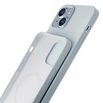 iphone 14 silikoninis deklas - 3MK "Hardy Silicone MagCase iPhone 14 Plus" Sierra Blue - 5 nuotrauka