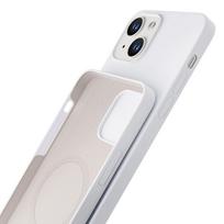 15 iphone telefonas baltas - 3MK "Hardy Silicone MagCase iPhone 14 Plus" White - 6 nuotrauka