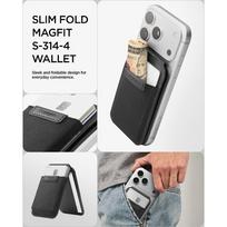 magsafe wallet - Spigen S314-4 Slim Fold Tripod Wallet MagSafe Juodas (Black) - 6 nuotrauka
