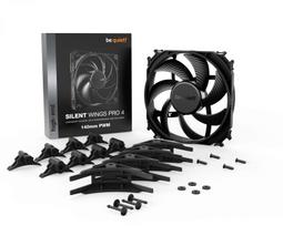 kompiuterio ausintuvas - Be Quiet! Silent Wings Pro 4 BL099 140 mm Juodas (Black) - 3 nuotrauka