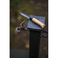 peiliai su deklu - Opinel Nr. 8 Juodas (Black) ąžuolo peilis su dėklu - 3 nuotrauka