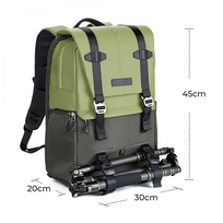 k f concept kuprine - K&F Concept Beta V2 Kuprinė 20L Žalia (Green) - 4 nuotrauka
