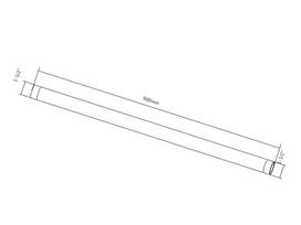 televizoriaus stovas laikiklsi tv stovas - Maclean MC-707 Extension For The TV Mount Portion Connection PROFI MARKET SYSTEM - 5 nuotrauka