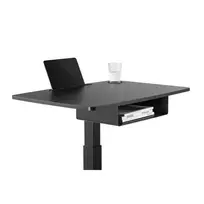 kompiuterio stalas reguliuojamu aukscio - Maclean MC-903B Reguliuojamo aukščio nešiojamojo kompiuterio stalas, juodas (Black) - 3 nuotrauka